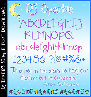 DJ Sparkle Font Download