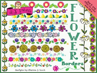 Flower Borders Clip Art Download