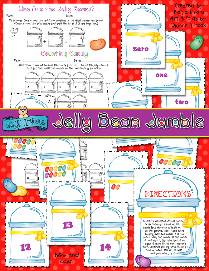 Jelly Bean Jumble Counting Activity Download