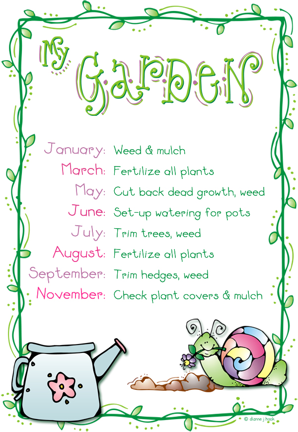 Garden Greetings Clip Art Download