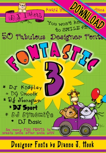 Fonastic 3 has over 50 designer DJ fonts to download by DJ Inkers