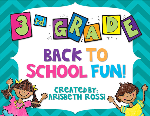 Back to School packet with clip art by DJ Inkers