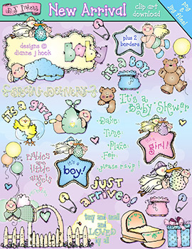 New Arrival Baby Clip Art Download
