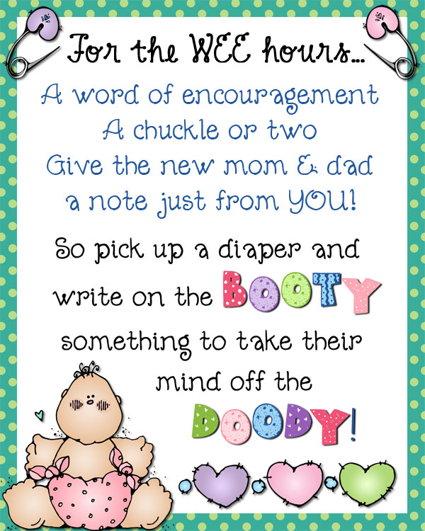 Diaper Game message on the booty with art and fonts by DJ Inkers