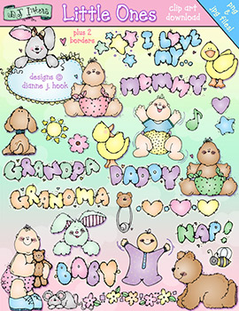 Little Ones - Baby Clip Art Download