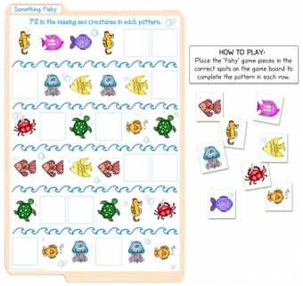 Something Fishy - Patterns File Folder Game Download