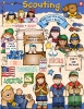 Cub Scouts & Girl Scouts clip art for camping, fundraisers and activities by DJ Inkers