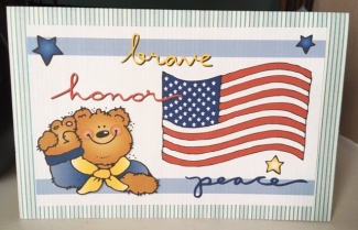 Brave cub scout thank you card by DJ Inkers