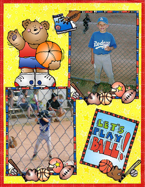 Let's Play Ball - Sports Clip Art Download