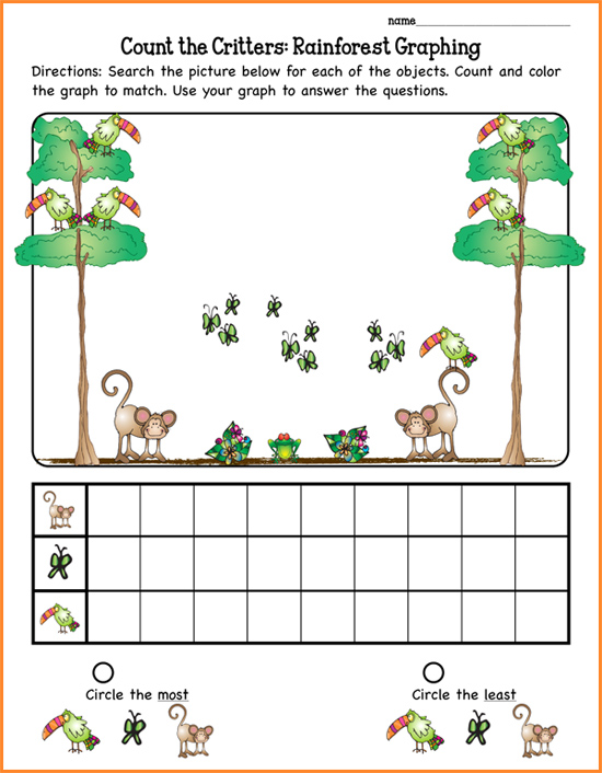 Rainforest Clip Art Snippets, Font and Printables Kit