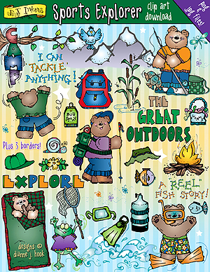 Sports Explorer - Camping and Outdoor Clip Art Download