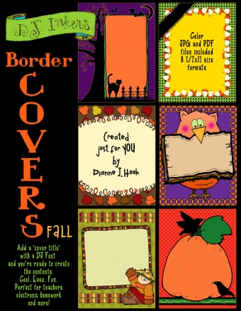 Border Covers Fall Clip Art Download
