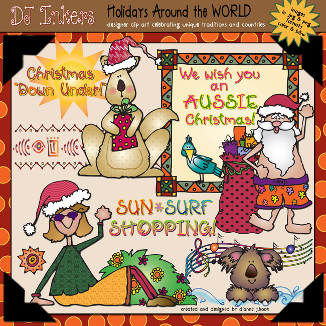 Holidays Around The World: Australia Clip Art Download