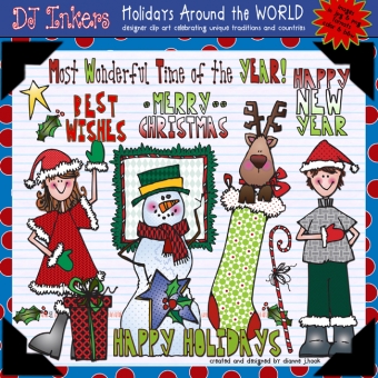 Holidays Around The World: USA Clip Art Download