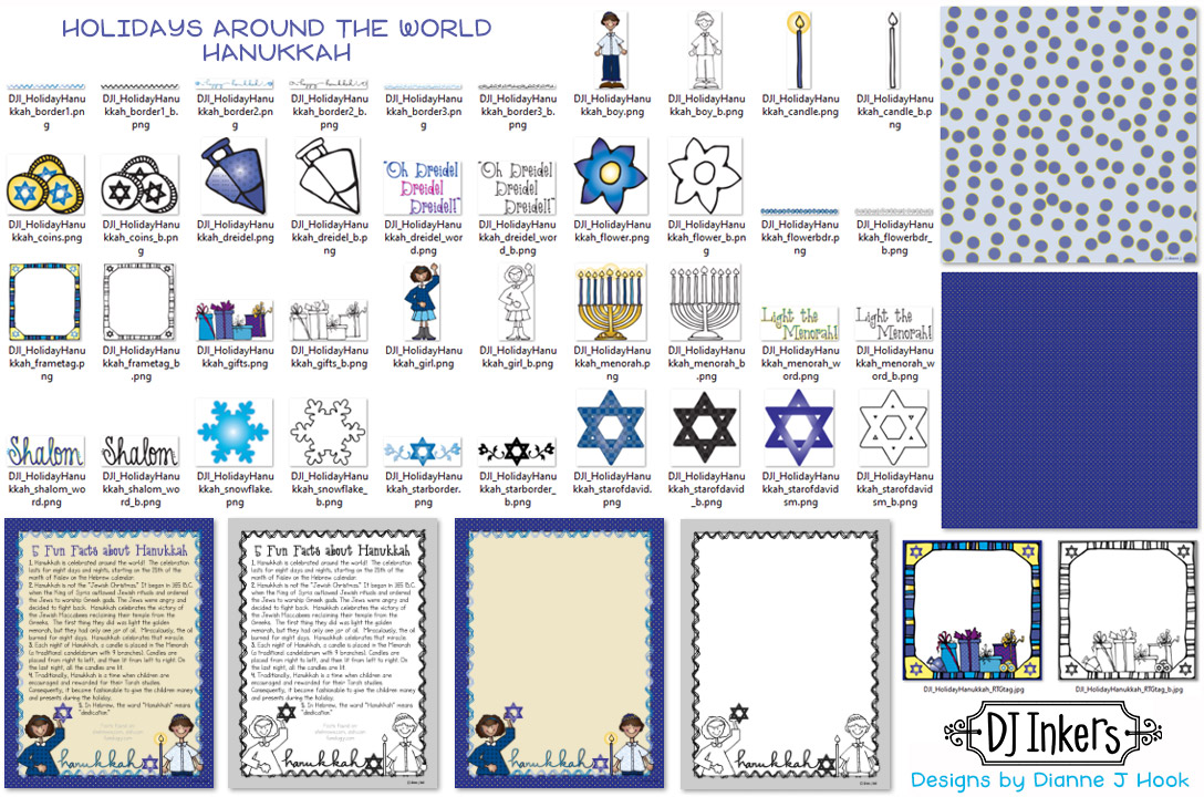 Hanukkah Clip Art - Holidays Around The World Download