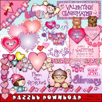 Dazzle Daze Clip Art Collection - 12 Month Bundle