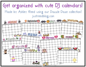 Dazzle Daze Clip Art Collection - 12 Month Bundle