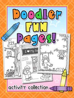 Doodler Fun Pages - Monthly Activities and Coloring Pages