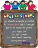 Back to school night clip art border made with DJ Chalk font -DJ Inkers