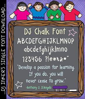 DJ Chalk Font Download