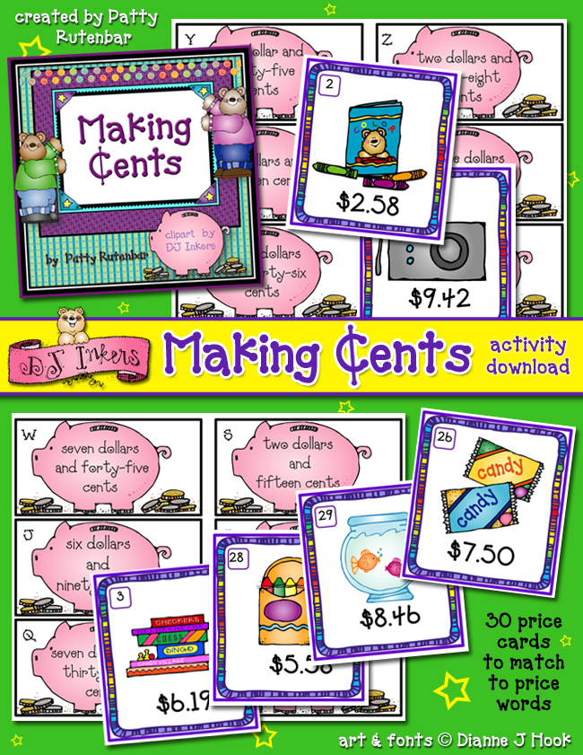 Making Cents - Learning Money Activity Download