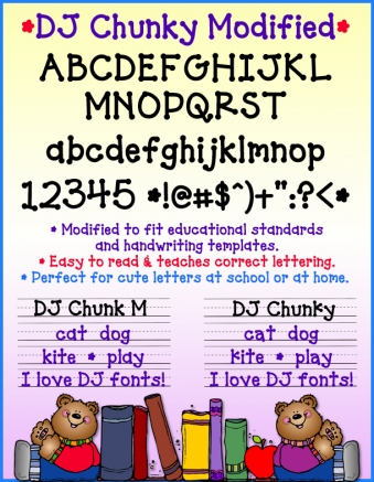 DJ Fonts For Teachers Download