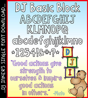 DJ Basic Block Font Download