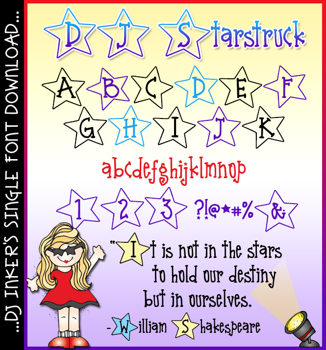 DJ Starstruck Font Download