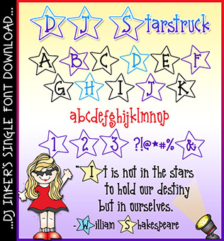 DJ Starstruck Font Download