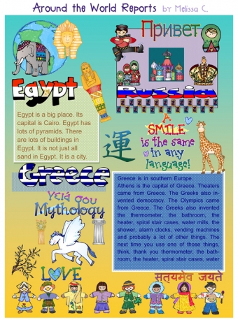 Wonderful World Clip Art for Culture & Travel - Bundle 26 Locations