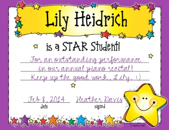 Star Student Clip Art and Printables Download