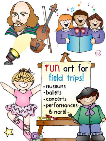 Kid Doodles the Arts - Music, Art, Dance and Drama Clip Art Download