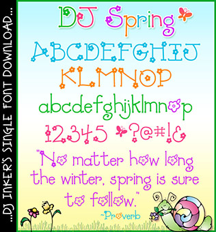 DJ Spring Font Download
