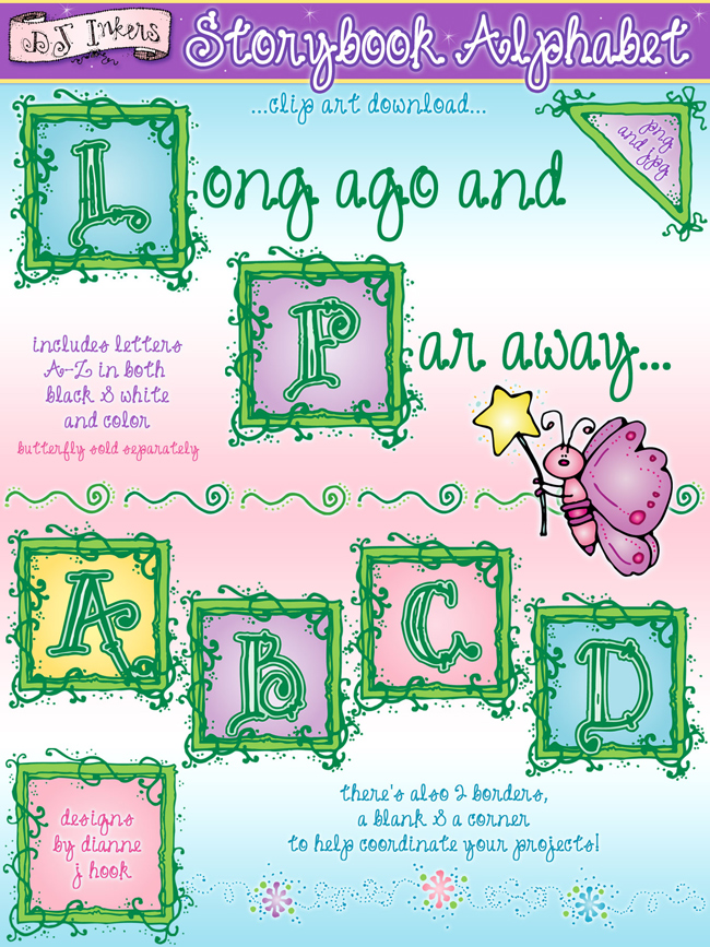 Fairy Tale Clip Art Collection - 5 Download Bundle