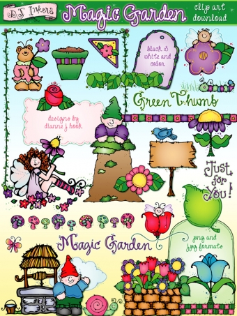 Fairy Tale Clip Art Collection - 5 Download Bundle