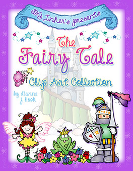 Fairy Tale Clip Art Collection - 5 Download Bundle