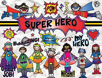 Super Hero Clip Art Download