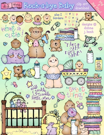 Baby Bundles Clip Art Collection - 5 Download Bundle