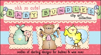 Baby Bundles Clip Art Collection - 5 Download Bundle