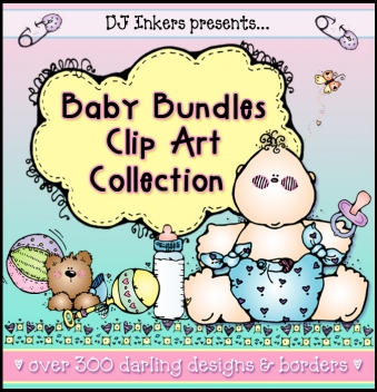 Baby Bundles Clip Art Collection - 5 Download Bundle