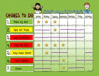 Chalk Kids Printable Chore Charts Printable Download