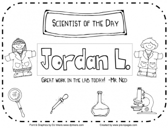 Science and Math Teacher Clip Art - Kid Doodles Collection