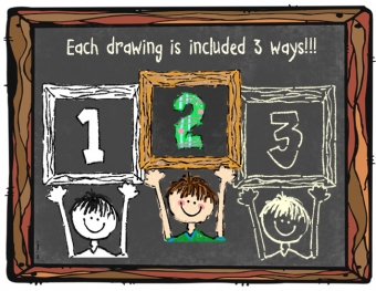 Chalkboard Alphabet Fun Clip Art Download