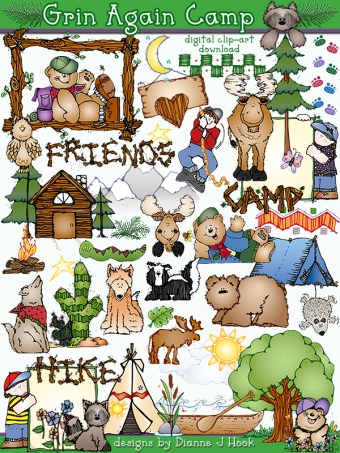 Grins & Giggles Clip Art Collection - 6 Download Bundle