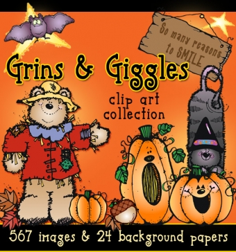 Grins & Giggles Clip Art Collection - 6 Download Bundle