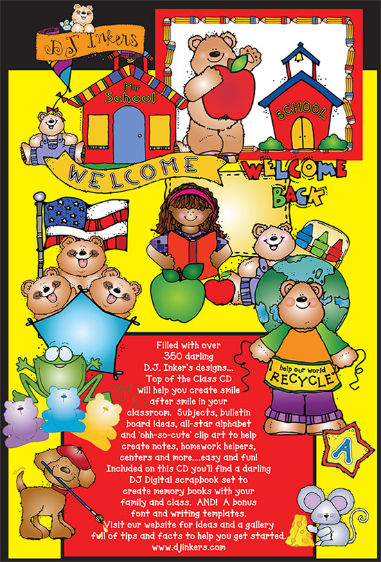 Top Of The Class - School Teacher Clip Art Collection