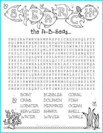 Under The A-B-Seas Clip Art Download