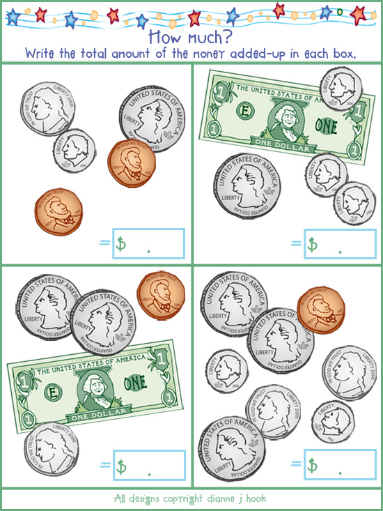 USA Clip Art Kid Doodles - 50 Nifty State Symbols Collection