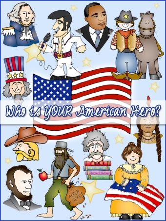 Kid Doodles USA - 50 Nifty State Symbols Clip Art Collection