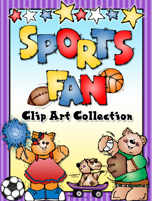 Sports, adventure, smiles & outdoor fun clip art created by DJ Inkers